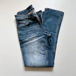 Straight fit 5 pocket denim jeans